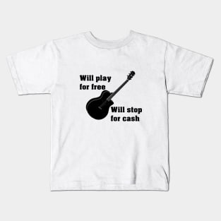 Guitar player Kids T-Shirt
